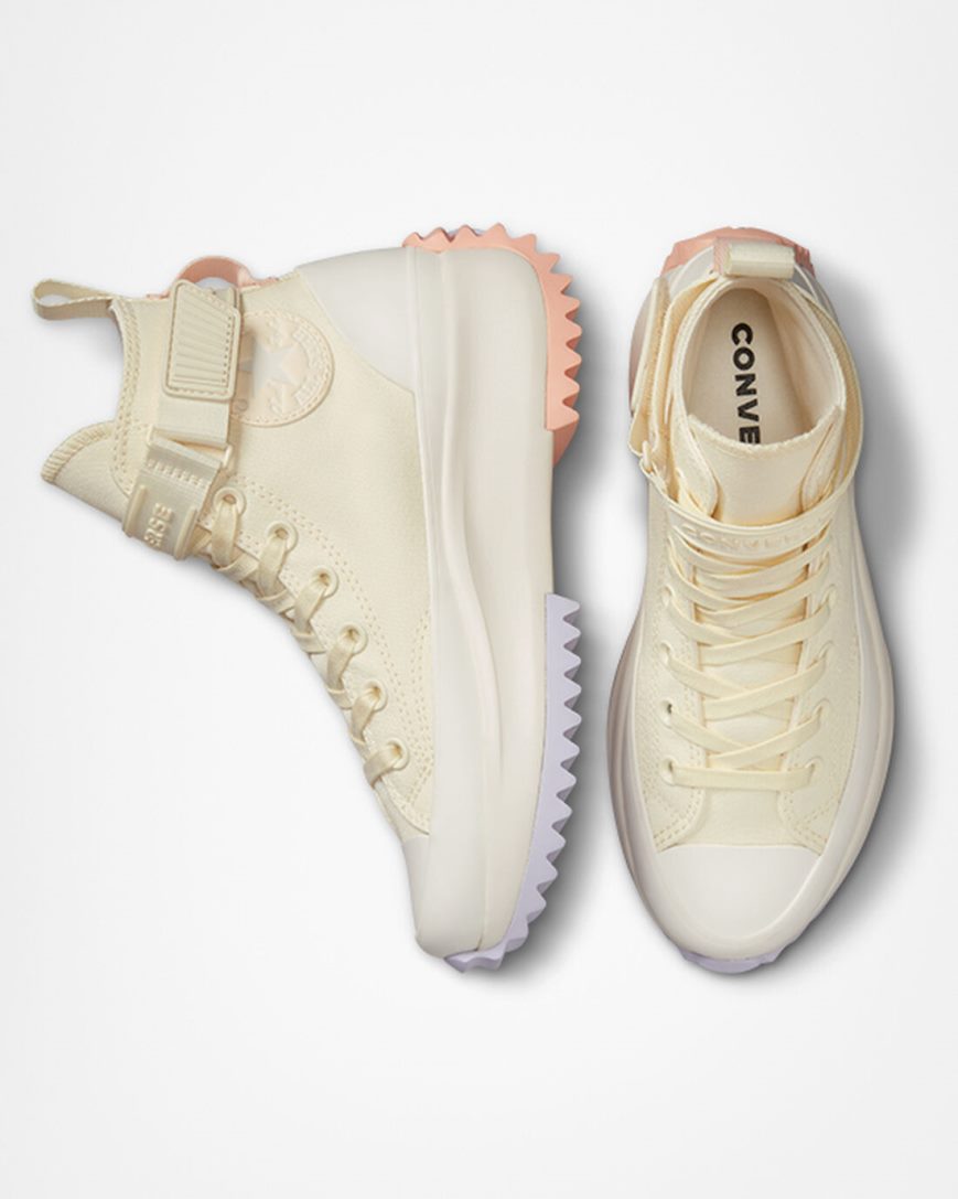 Topanky Na Platforme Converse Run Star Hike Utility Remienkove Vysoke Panske Béžové | SK BDYZL8